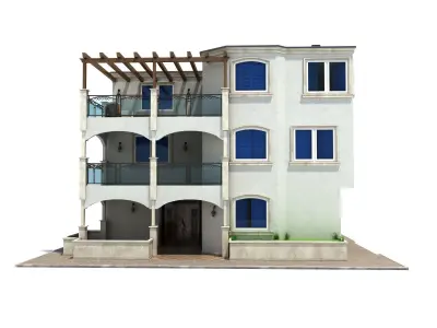 Family House Los Angeles 3D model