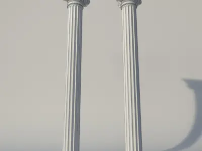 classic column 3D model