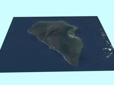 La Palma Island 3D model