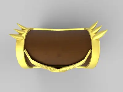 Treasure box Low-poly 3D model