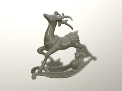 Christmas Reindeer Decoration 3D model