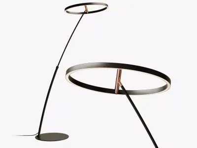 Seed Design Hupe LED Arc Floor Lamp 3D model