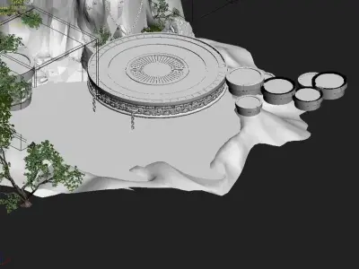 New Village - birth point 3D model