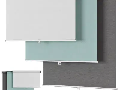 Roller Blind 53 IKEA SKOGSKLOVER 3D model