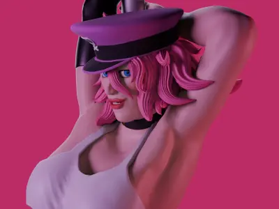 Street Fighter Poison 3D print model