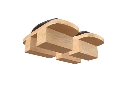 Japanese Clog v1 002 Low-poly 3D model