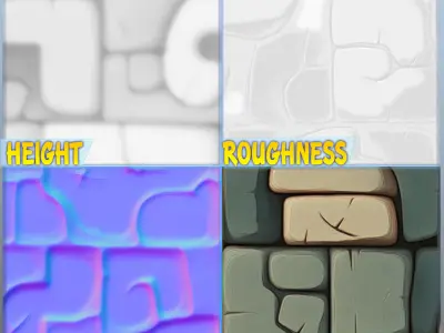 Stylized Wall Seamless Texture Texture 90