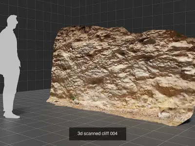3d scanned rocks and cliffs pack