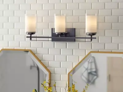 Miricale Light Armed Sconce - 2 Colour 3D model