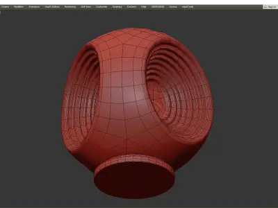 Fabbian table lamp Low-poly 3D model