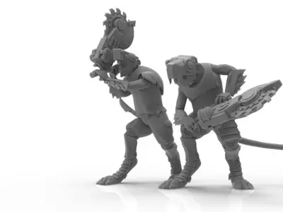 Cheese Stealer Cult - Claw Pack 3D print model