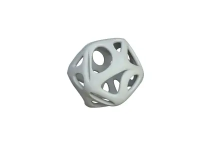SciFi Cube Object No 18971 Low Poly Shape Texture