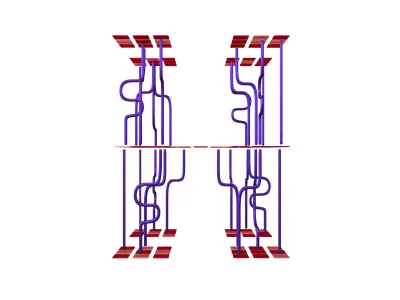 AI Generative Network Icon v1 005 Low-poly 3D model