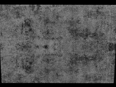 Large Gray Carpet Low-poly 3D model