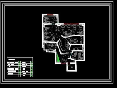Salon Floor Plan Pack 3 Unique Beauty Salon Layouts 3D model