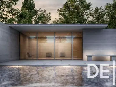 Barcelona Pavillion 3D Architectural Model 3D model