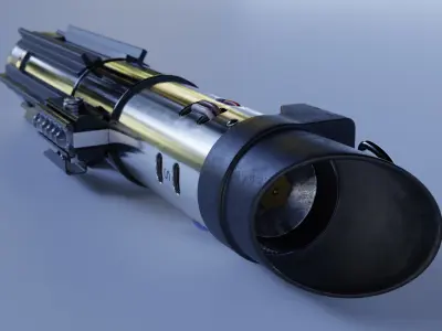 Darth Vader Empire Strikes Back Lightsaber 3D model