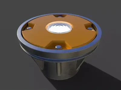 Threshold Lamp 01 - High Poly 3D model