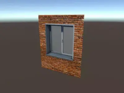 Window - Props for Room Low-poly 3D model