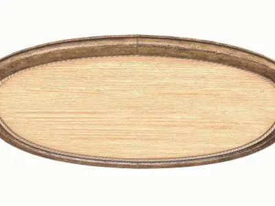 Wall signboard B Low-poly 3D model