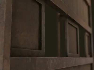 Islamic Mashrabiya Low-poly 3D model