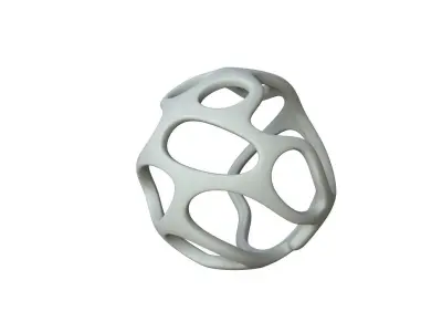 SciFi Cube Object No 28524 Low Poly Shape Texture