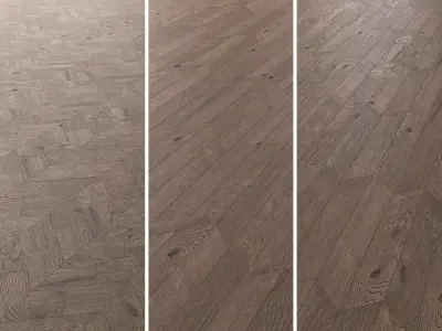Parquet Oak Missisippi Wild Wood set 6 3D model
