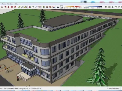 Pack SKP SCHOOL C1-C10 3D model