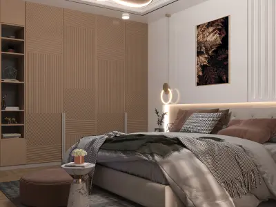 moderm bedroom  3D model