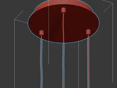 Candle Triplex 3D model