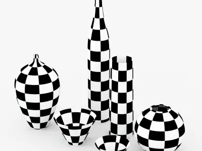 Ornamental vases 3D model