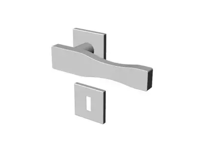 Door handle Free 3D model 5