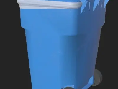 Pack os Trashs Low-poly 3D model