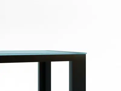 Glass Table Free 3D model purchase