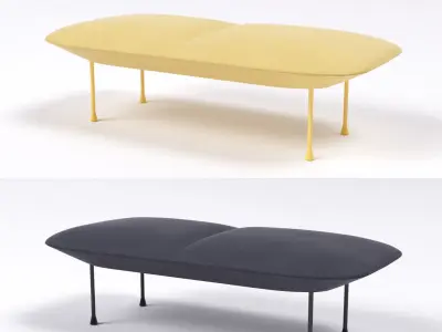 Muuto Oslo Bench 3D model