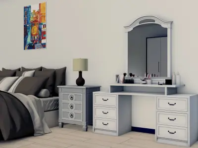 Simple Bedroom 3D model