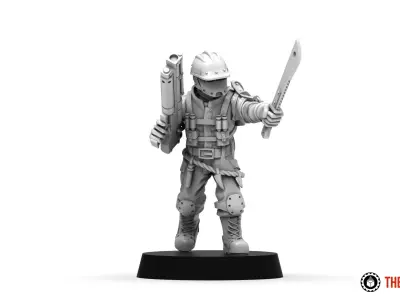 Ironblood - Rangers Character builder 3D print model