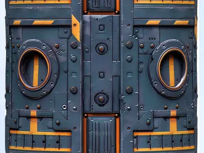 Sci-FI Seamless Texture Texture 22