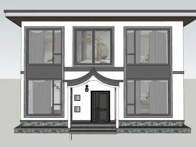 Casa Villa - 12 Modern SketchUp 3D Model 3D model