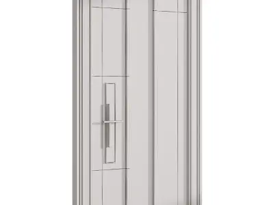  Interior door 28 Low-poly 3D model