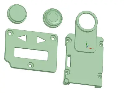 Billetbox rev 4 Inner panels USB version 3D print model