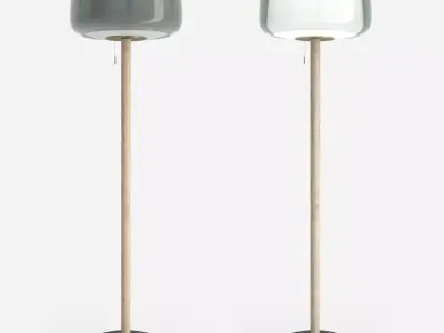 Floor Lamp Ikea Evedal 3D model