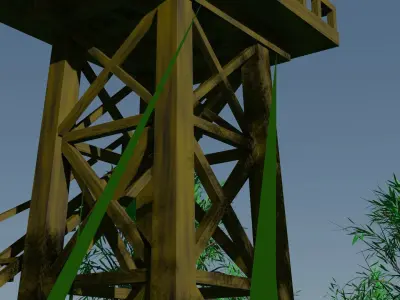 forest scene 3D model