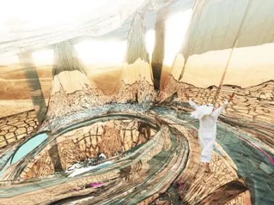 Desert Rose House 3D model