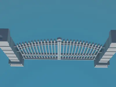 Classic Gate Door 3D print model