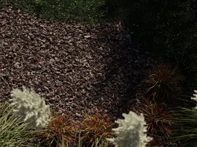 Pine bark mulch 3D model