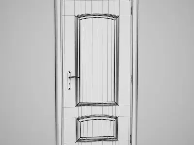 CGAxis Door 3D model