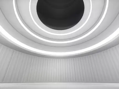 Sci Fi Room Low-poly 3D model