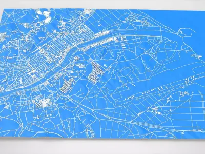 Cityscape Gangneung South Korea 3D model purchase