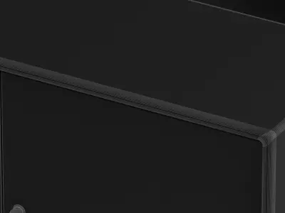 Three Door Console 3D model